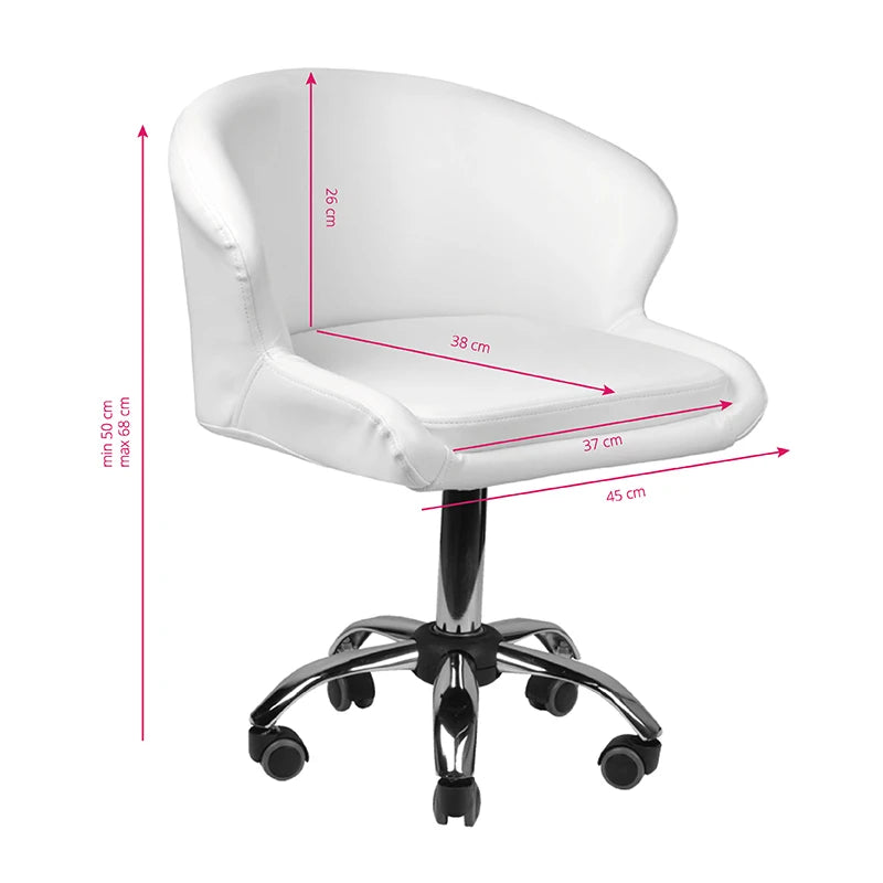 Cosmetic chair, LADY, white