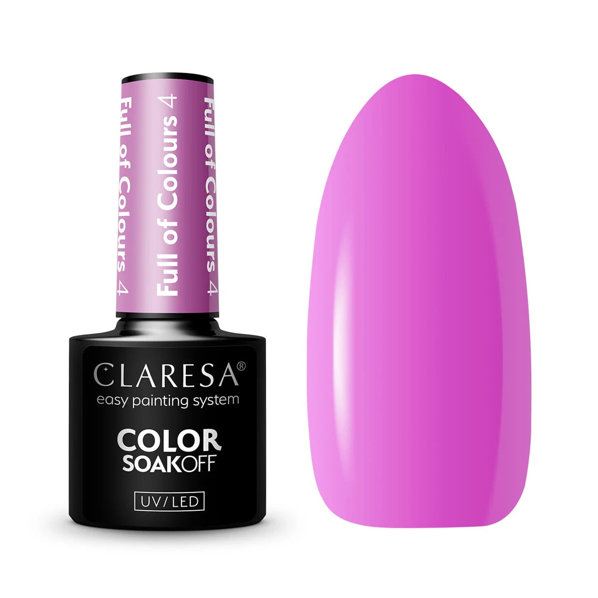 Claresa hibridinis nagų lakas Full of colours 4, 5g