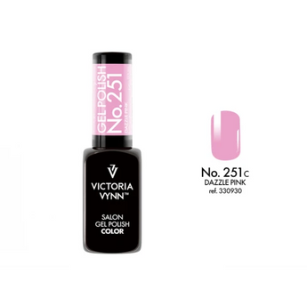 Victoria Vynn Gēla nagu laka 251 Dazzle Pink GP, 8ml