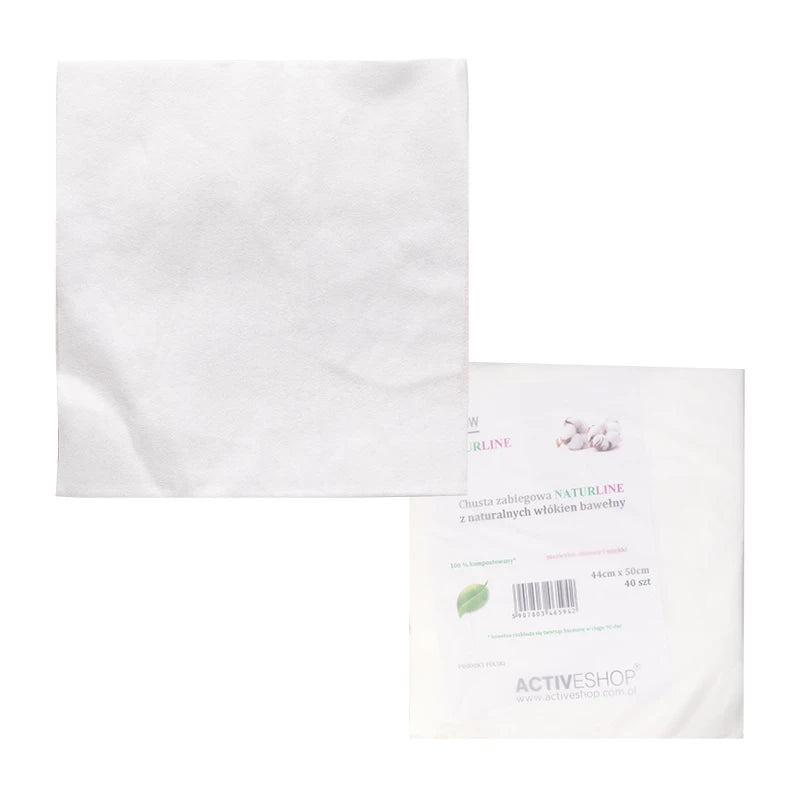 Disposable cotton towels 44x50 cm, 40 pcs