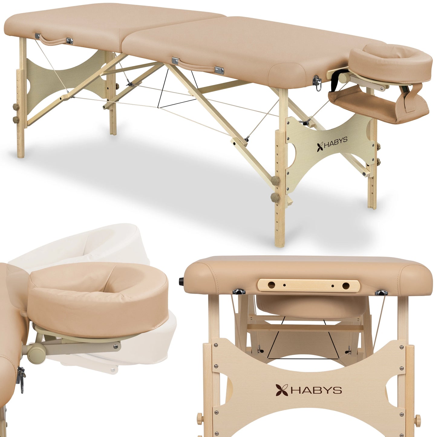 Masāžas galds Bello One 70, K607 Moco Beige