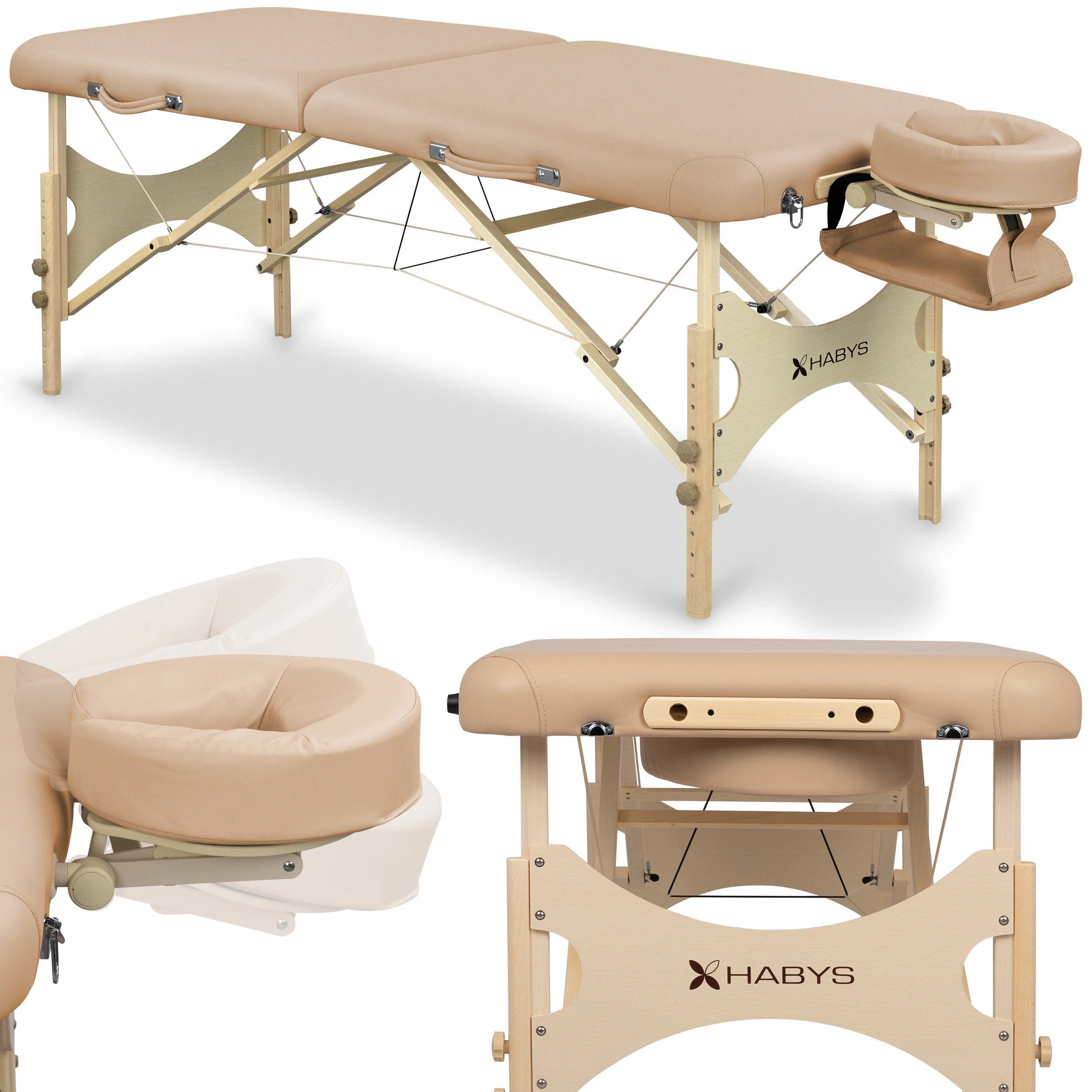 Masāžas galds Bello One 70, K607 Moco Beige