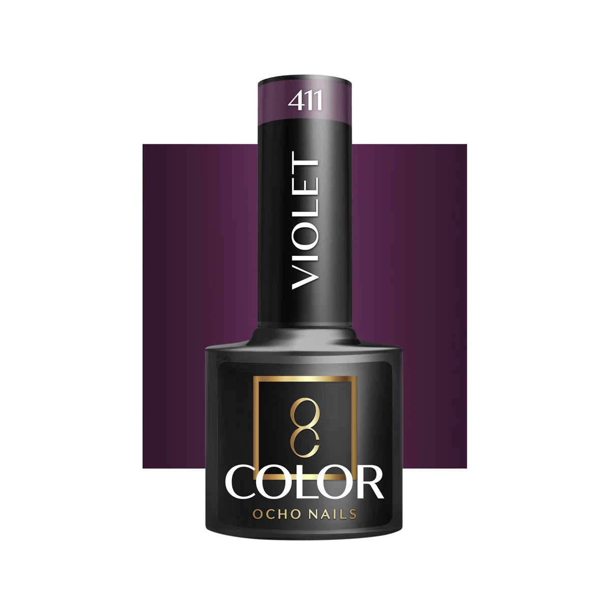 OCHO NAILS hibridinis nagų lakas Violet 411, 5 g
