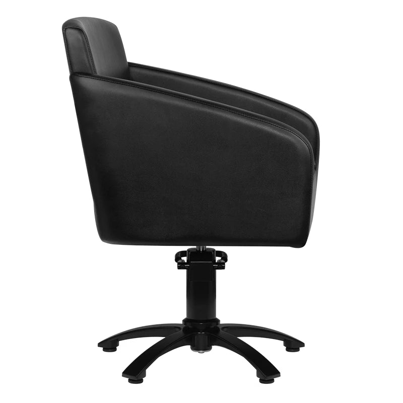 Hairdressing chair Gabbiano Bergen black