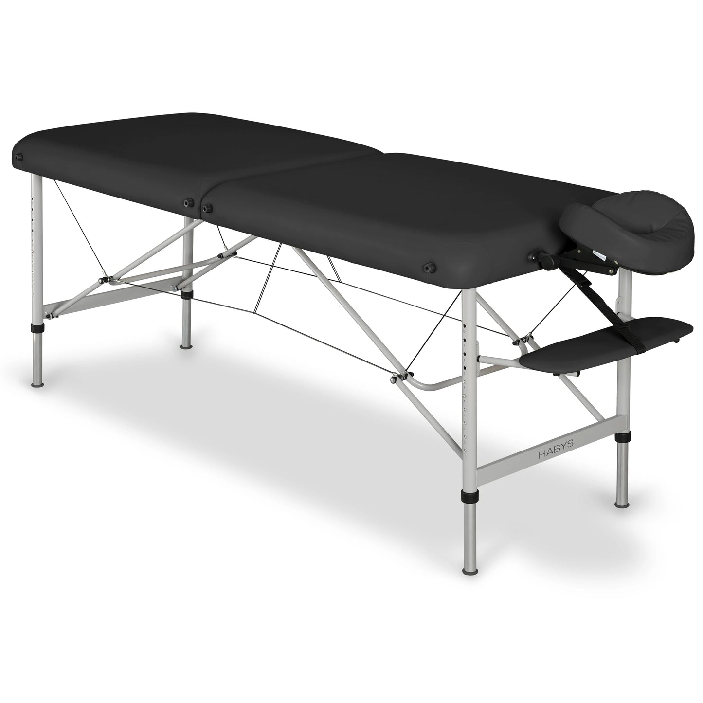 Massage Table Panda Alu 60 Vinyl Flex K015 Black