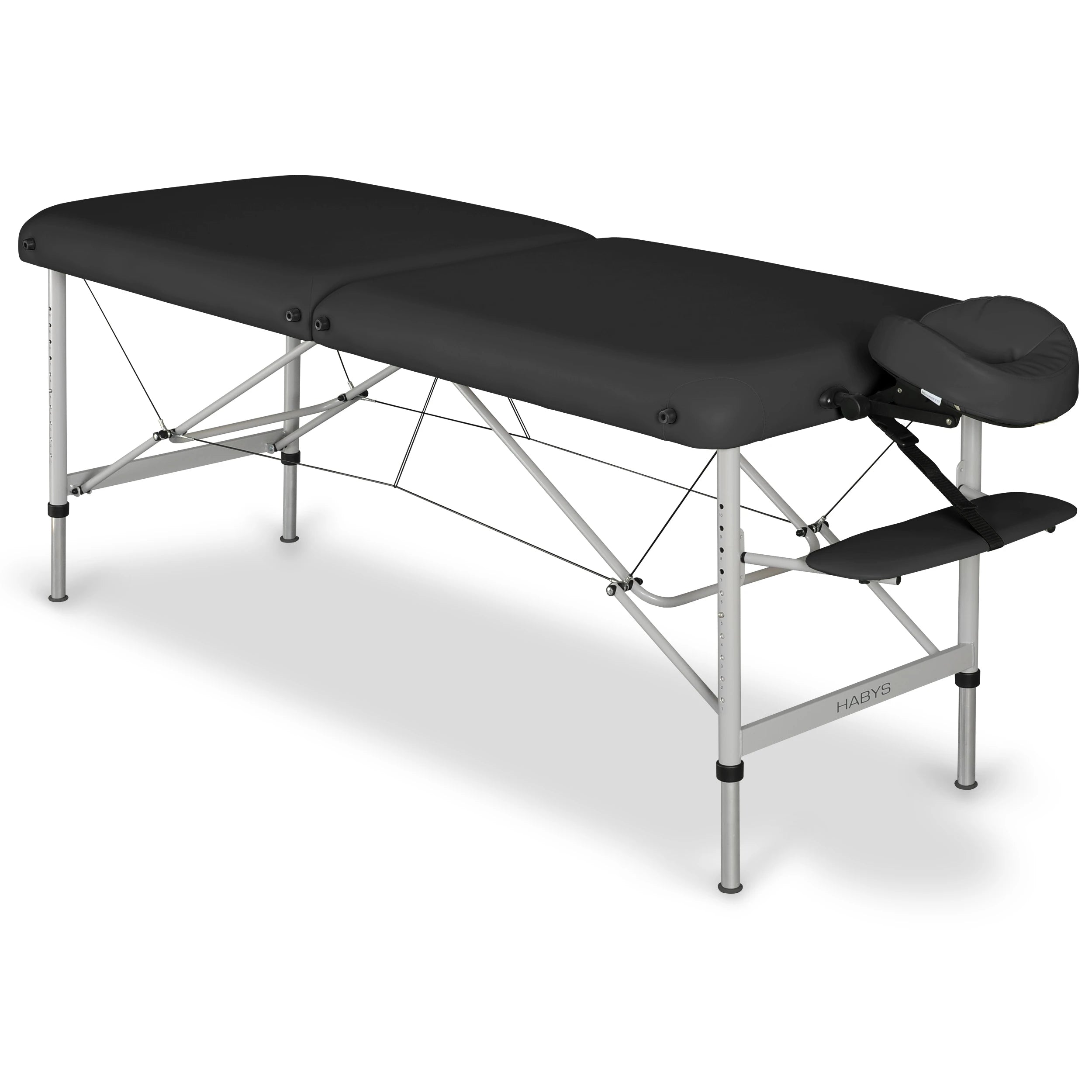 Massage Table Panda Alu 60 Vinyl Flex K015 Black
