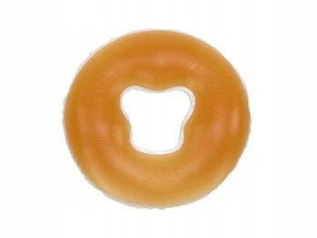 Silicone gel pad for massage tables with face hole, nude