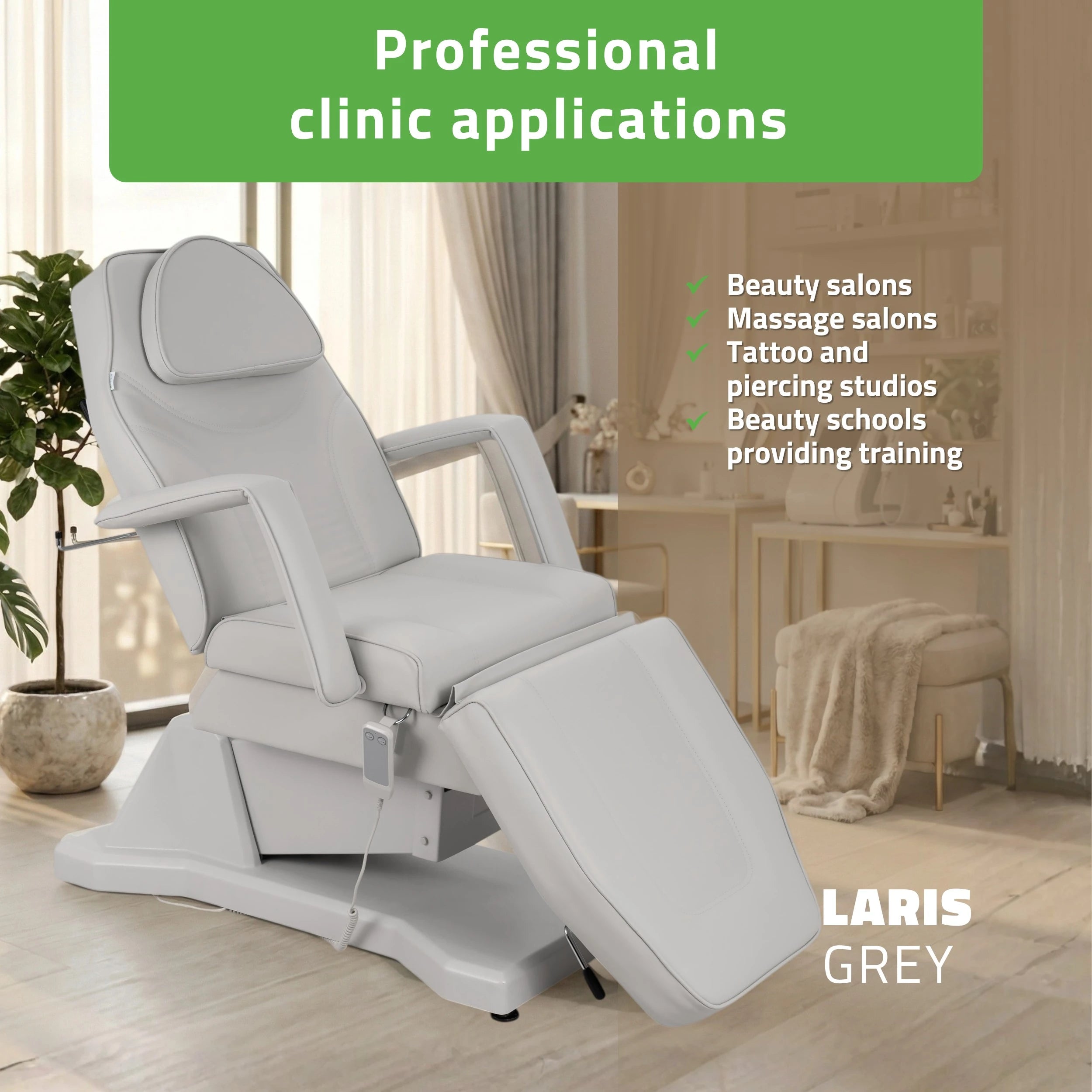 Laris Touch Core K329 Elektrische Kosmetikliege, Grau