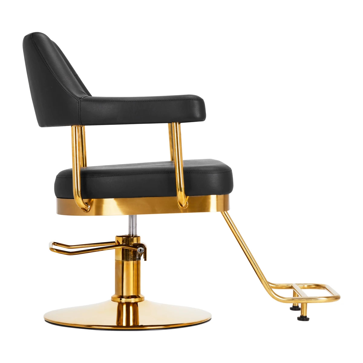 Gabbiano Friseurstuhl Granda, Schwarz-Gold