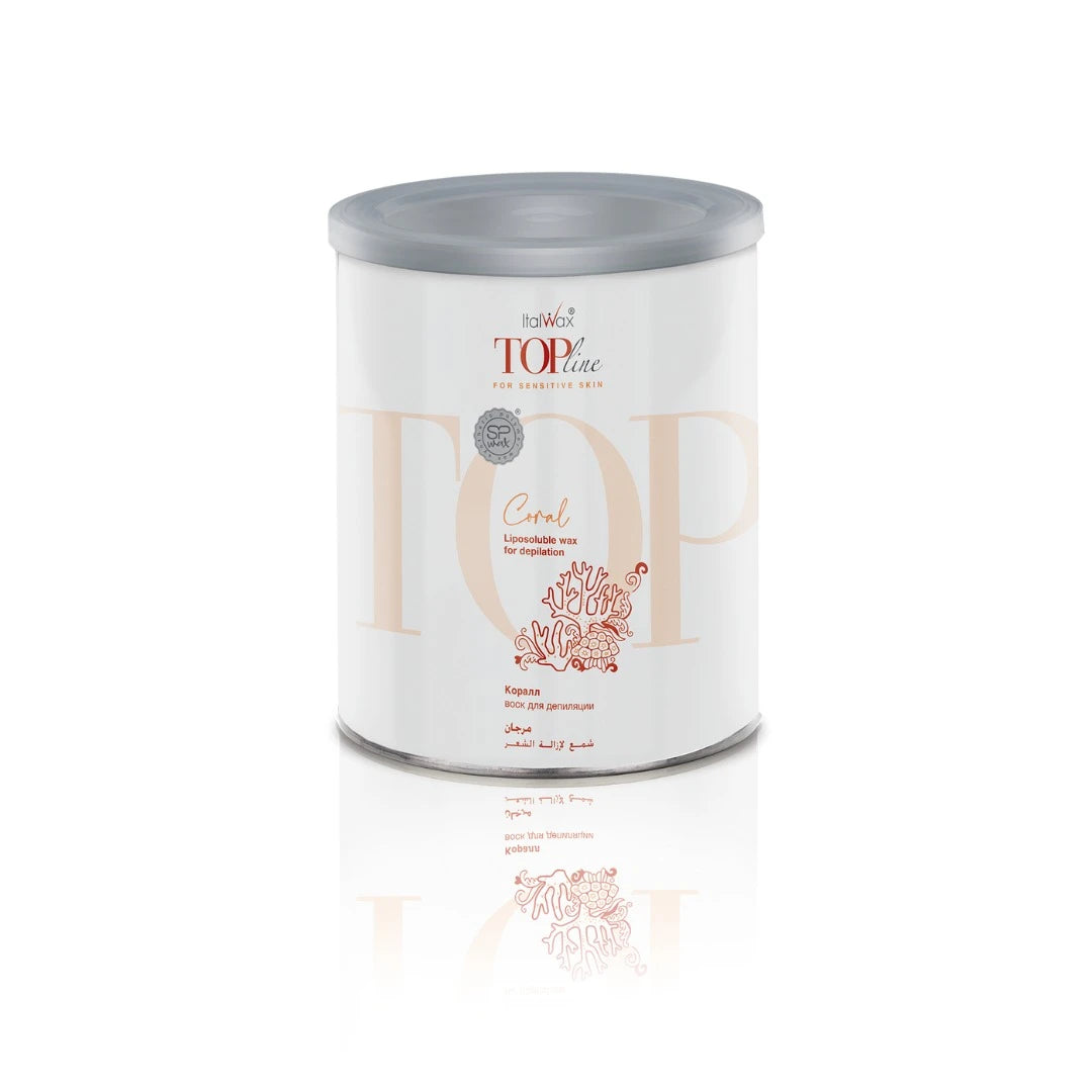 ItalWax Top Line Šķidrais vasks kannā CORAL, 800 ml