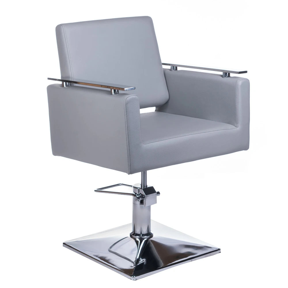 Парикмахерское кресло MILO BH-6333, светло-серое