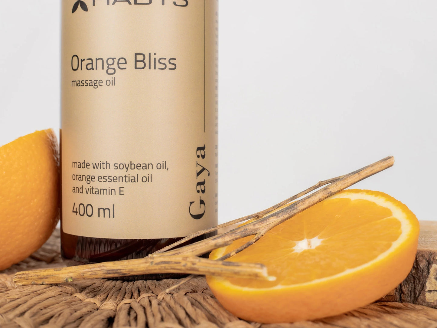 Massage Oil, Orange bliss, HABYS, 400 ml