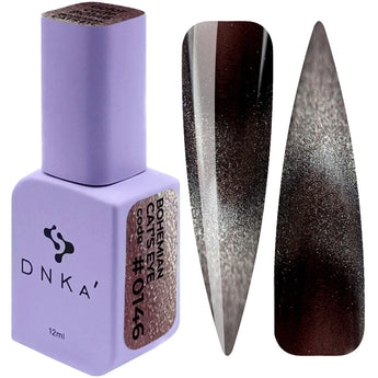 COLOR GEL POLISH CAT`S EYE "DNKa", 12 ml #0013 BOHEMIAN