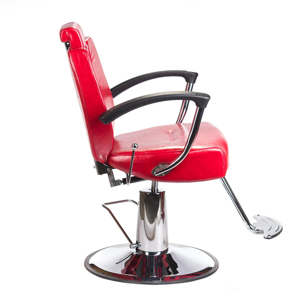 Barberstuhl HEKTOR BH-3208, rot