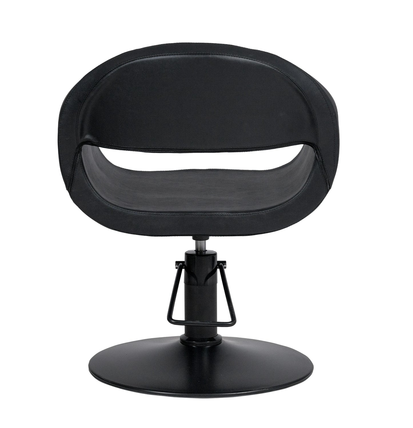BELLA Round Base Black Barber Chair
