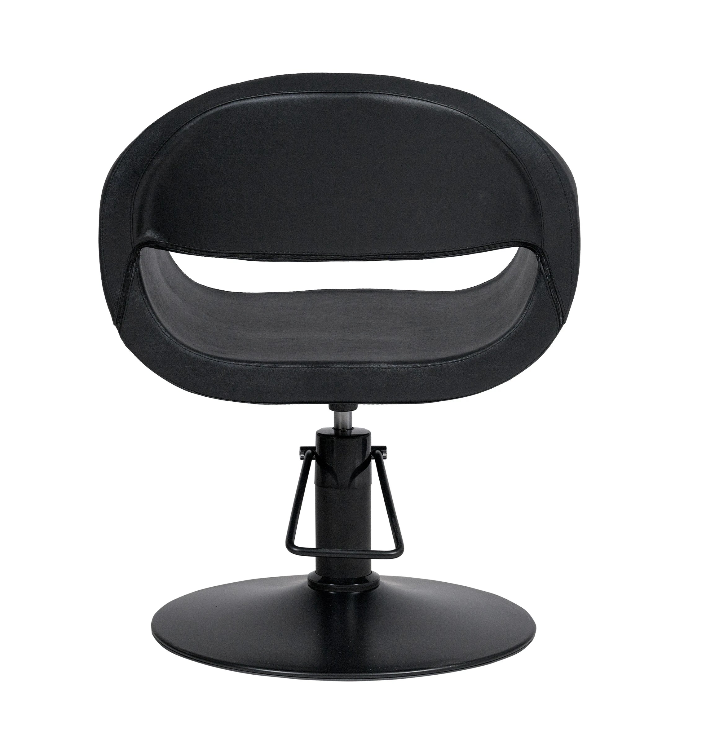 BELLA Round Base Black Barber Chair