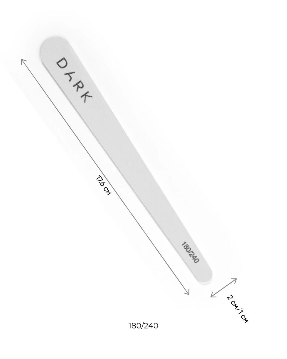 Ensemble of files - drop shape, 10 pcs (180/240 grit)