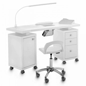 Manicure table Square Double Vented
