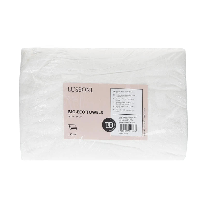 LUSSONI BIO-ECO Nonwoven Towels, 70 cm x 50 cm, 100 pcs