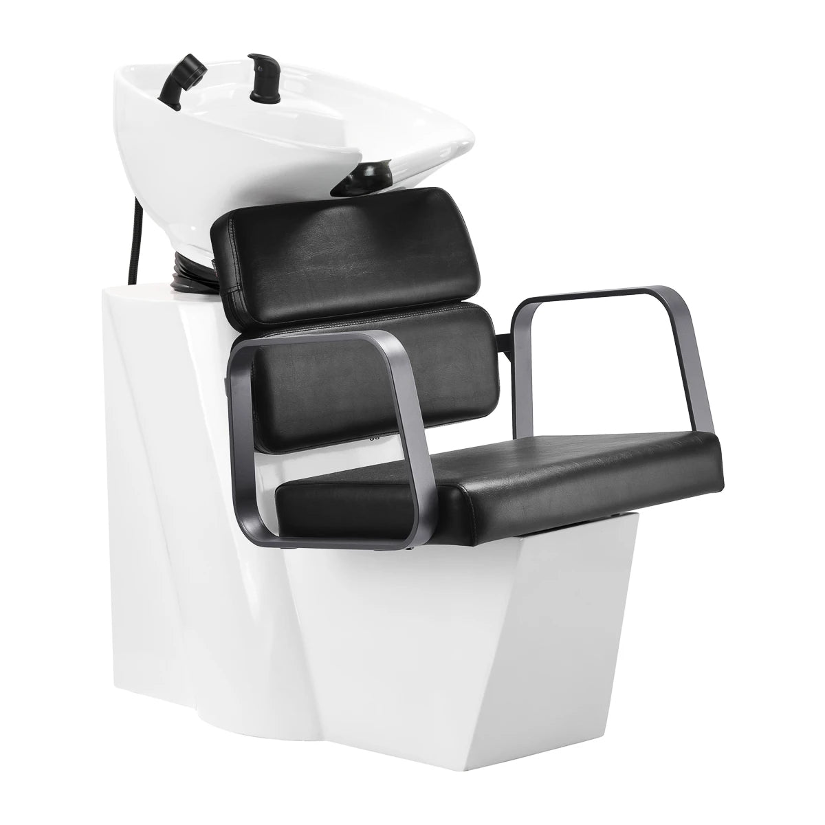 Gabbiano Porto cheveux bac de lavage gris noir