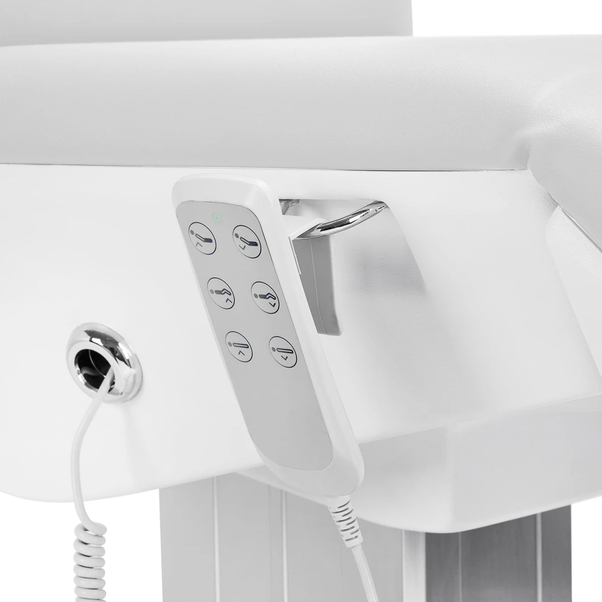 Cosmetic chair electr. 2240 Eclipse 3 actuators white with a cradle