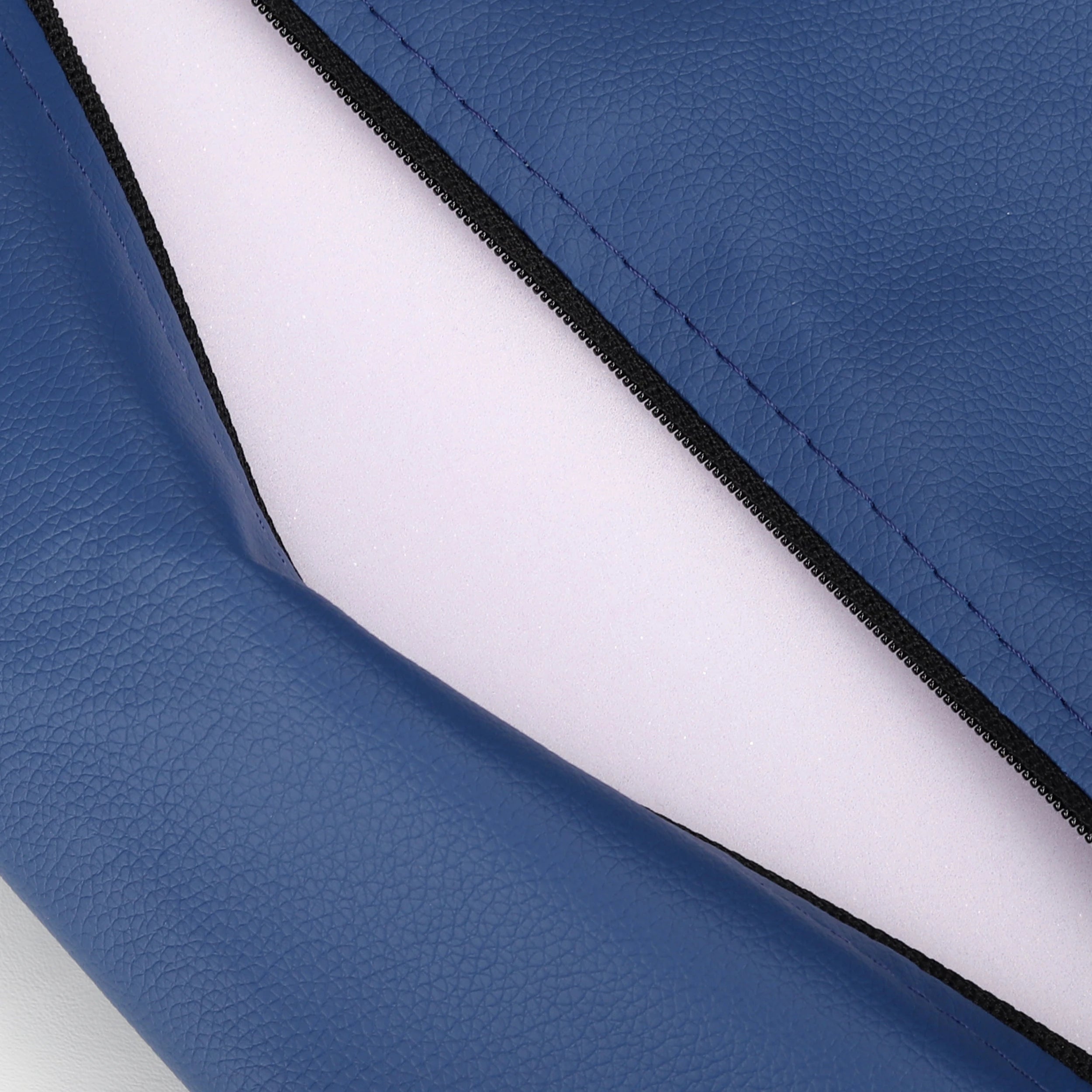 Semi-ronde lendenkussen 40x25x5 K512 Blauw