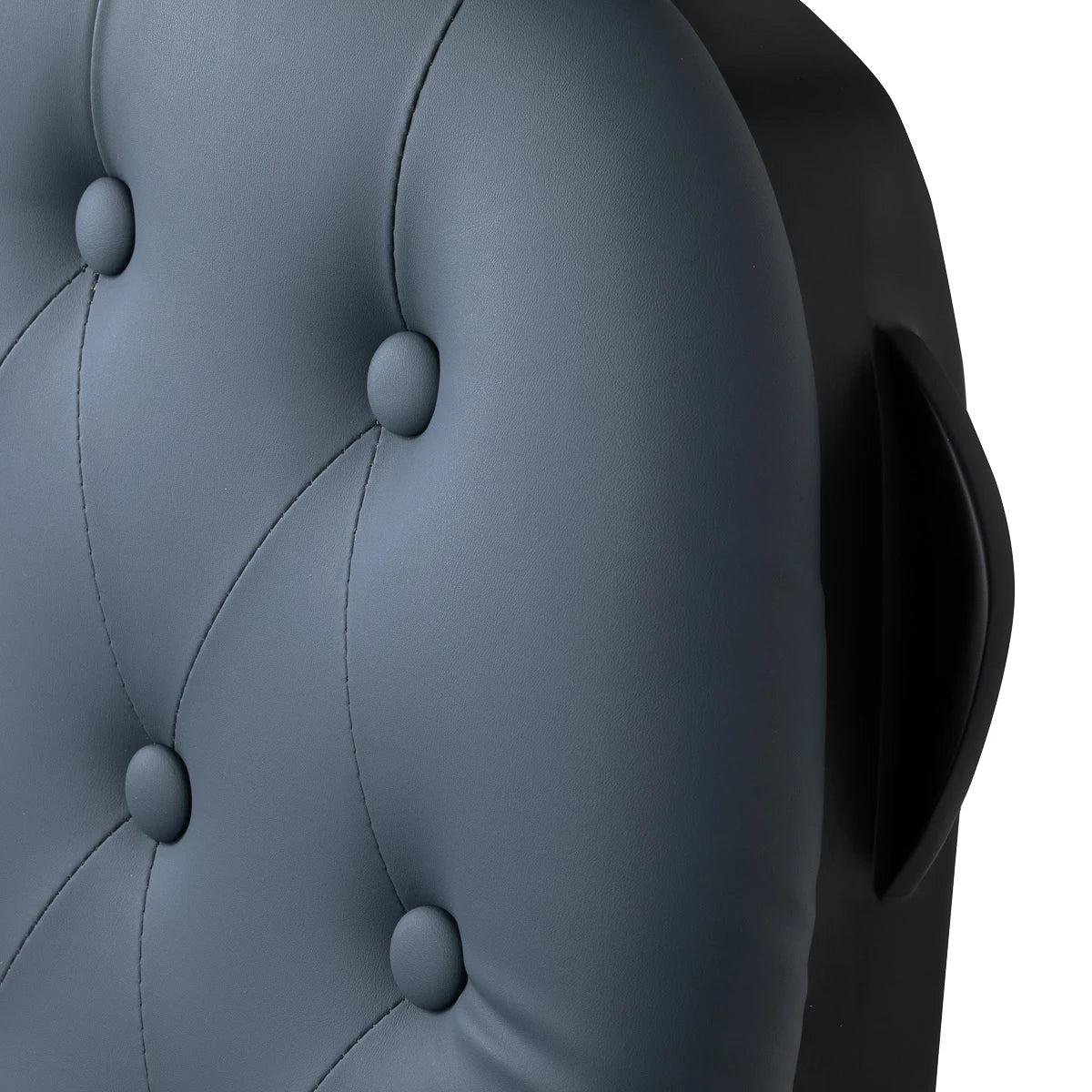 Gabbiano barber chair Francesco Black graphite