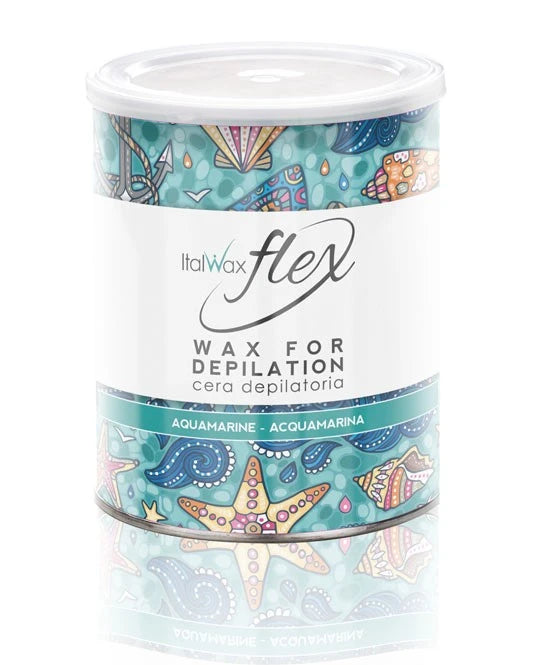 ItalWax FLEX vedel Depilatsioonivaha purgi peal, AQUAMARINE 800ml
