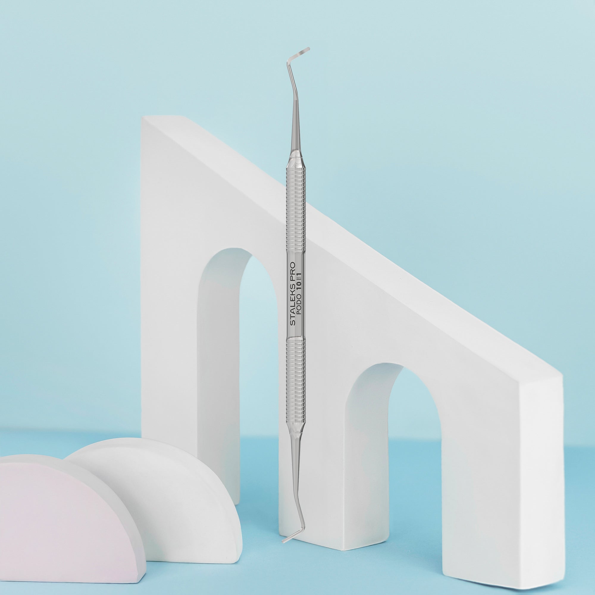 Pedicure pusher PODO 10 type 1 (double-side curette) [PP-10/1]