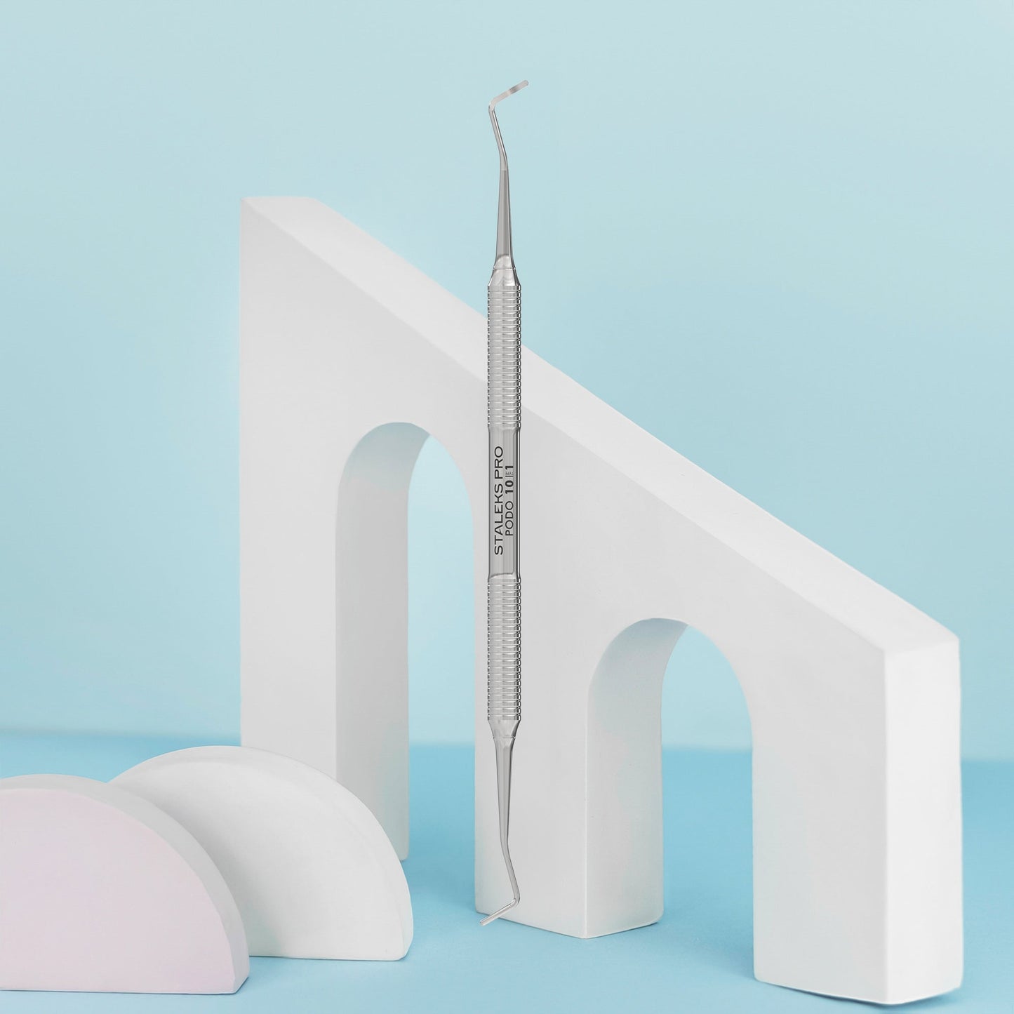 Pedicure pusher PODO 10 type 1 (double-side curette) [PP-10/1]