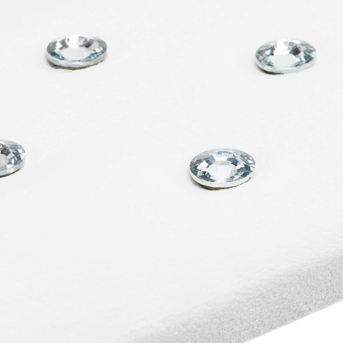 Momo Diamond manicure support stand Velour white