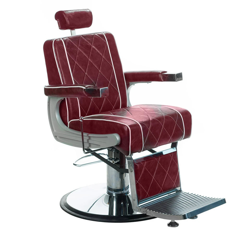 Barberstuhl ODYS BH-31825M, kirschrot