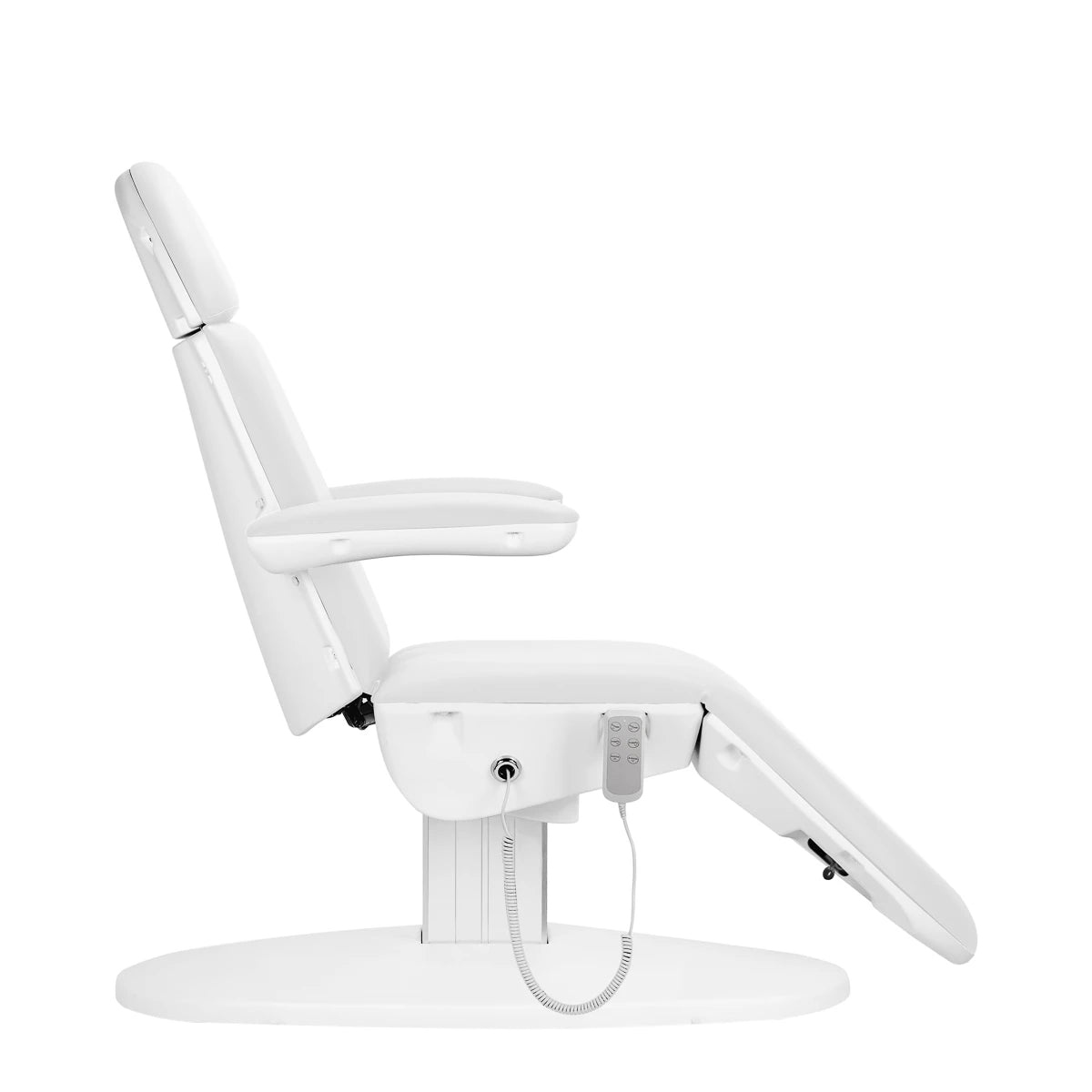 Cosmetic chair electr. 2240 Eclipse 3 actuators white with a cradle