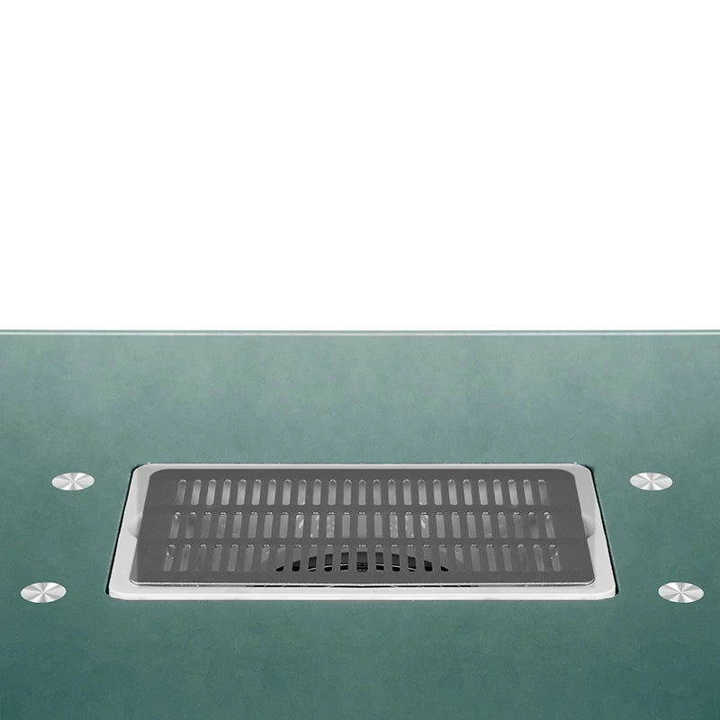 Cosmetic desk glass 317 white with an absorber