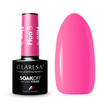 Claresa hibridinis nagų lakas FLUO 5, 5 ml