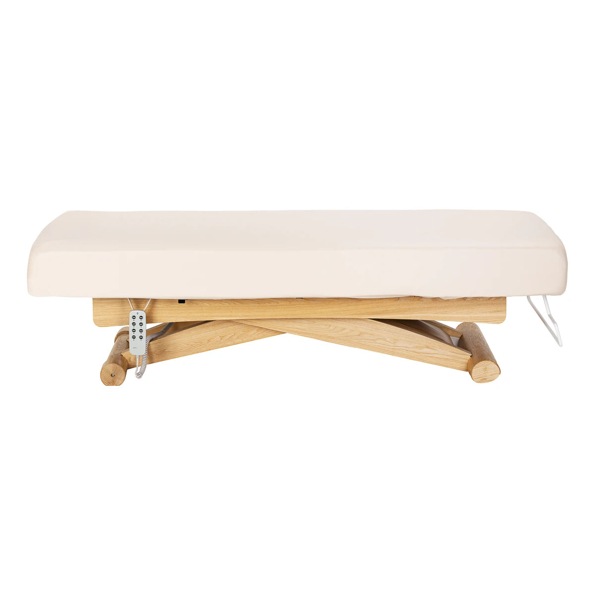 Sillon SPA behandelstoel Siesta, crème met lichtbruine voet