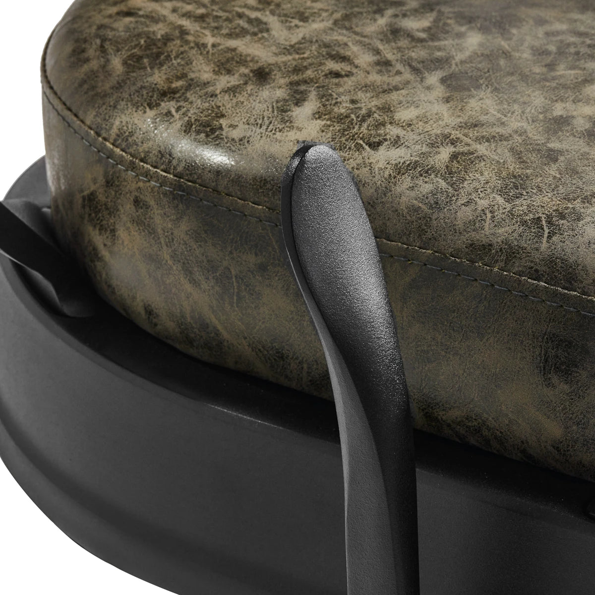 Hairdressing chair Gabbiano President Old Leather green