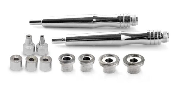 Microdermabrasion heads and a set