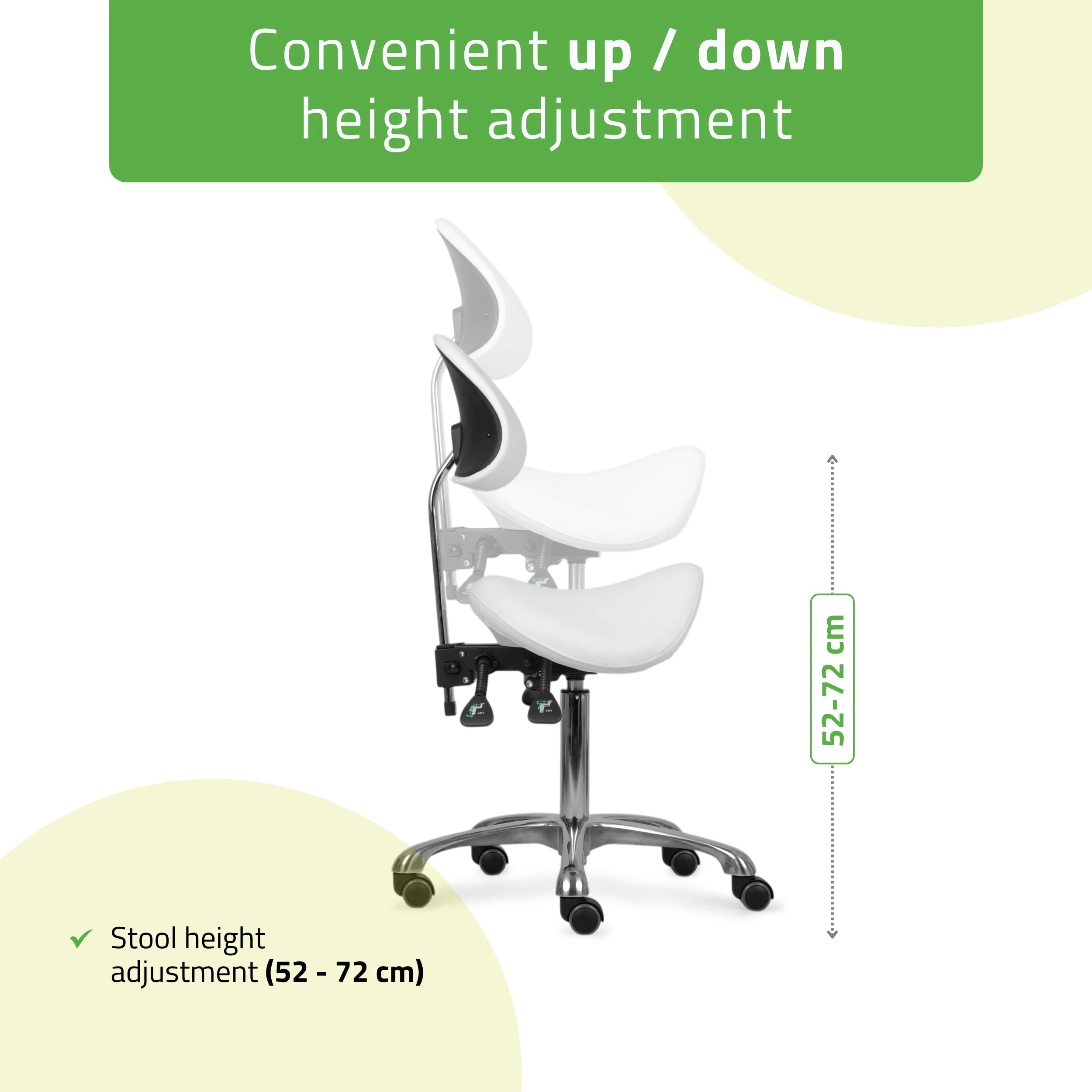 Hocker Diana So Skin K401, Weiß