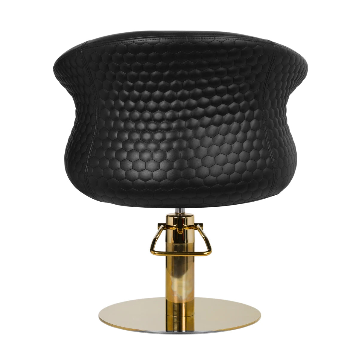 Hairdressing chair GABBIANO VERSAL GOLD BLACK