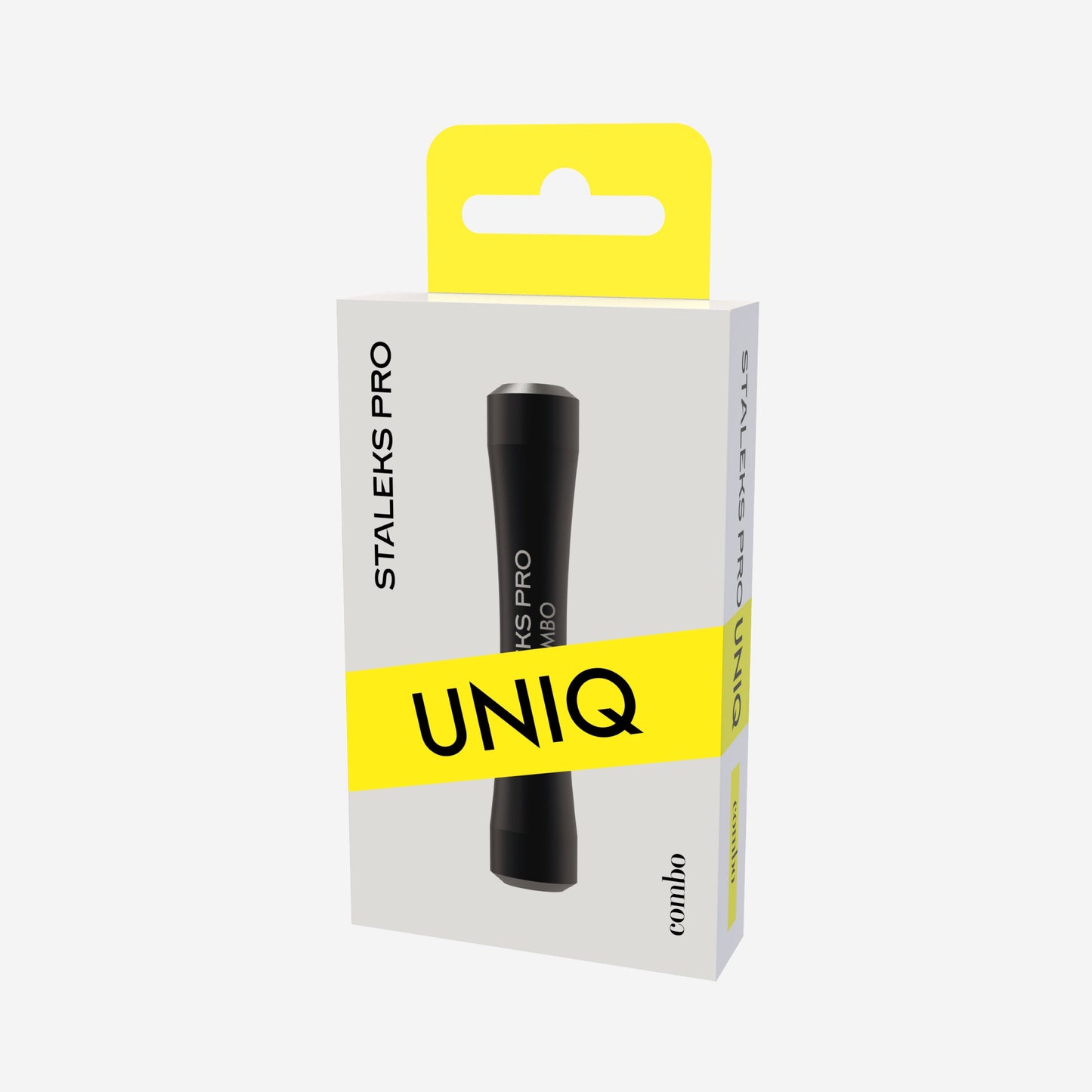 Staleks Manikīra pušeris UNIQ 10b, melns, Combo (maināmiem uzgaļiem)