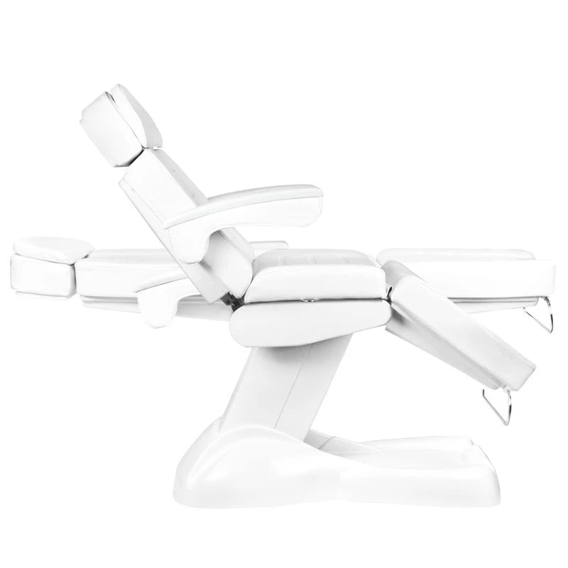 Beauty bed-couche LUX, 4 motors, white with a cradle