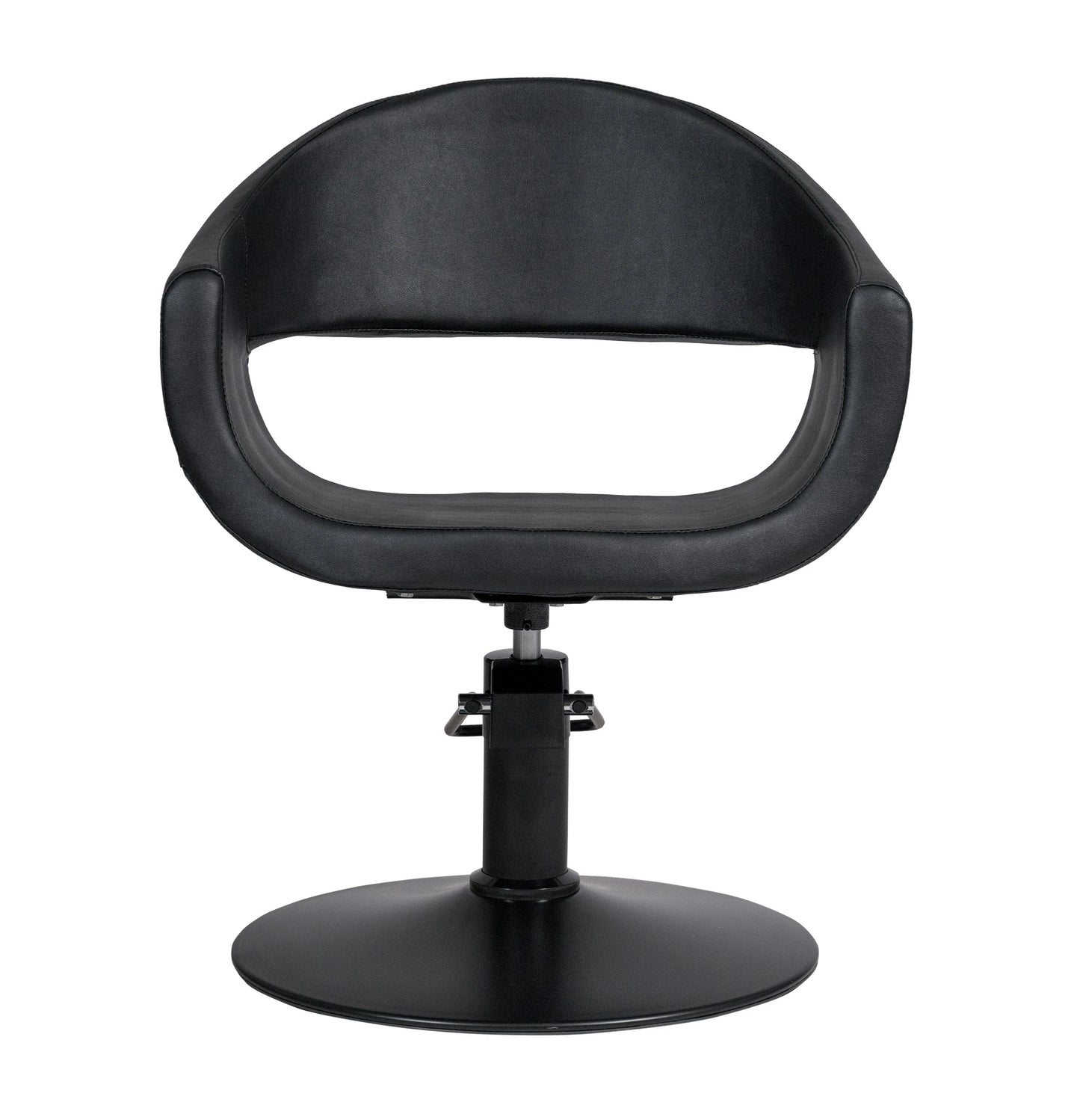 BELLA Round Base Black Barber Chair