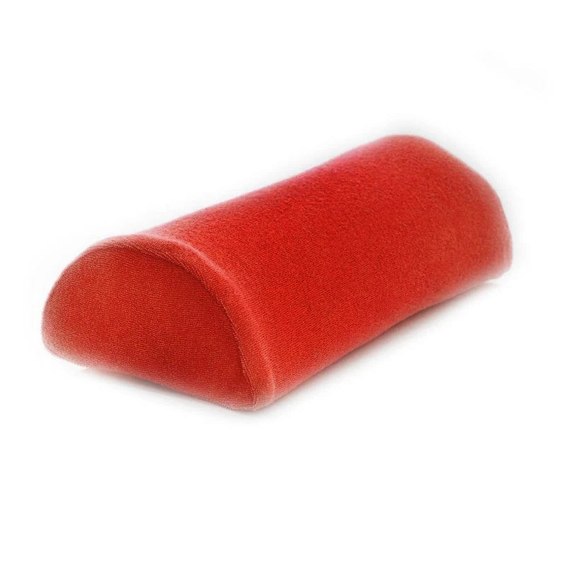 Red terry cover for pillow