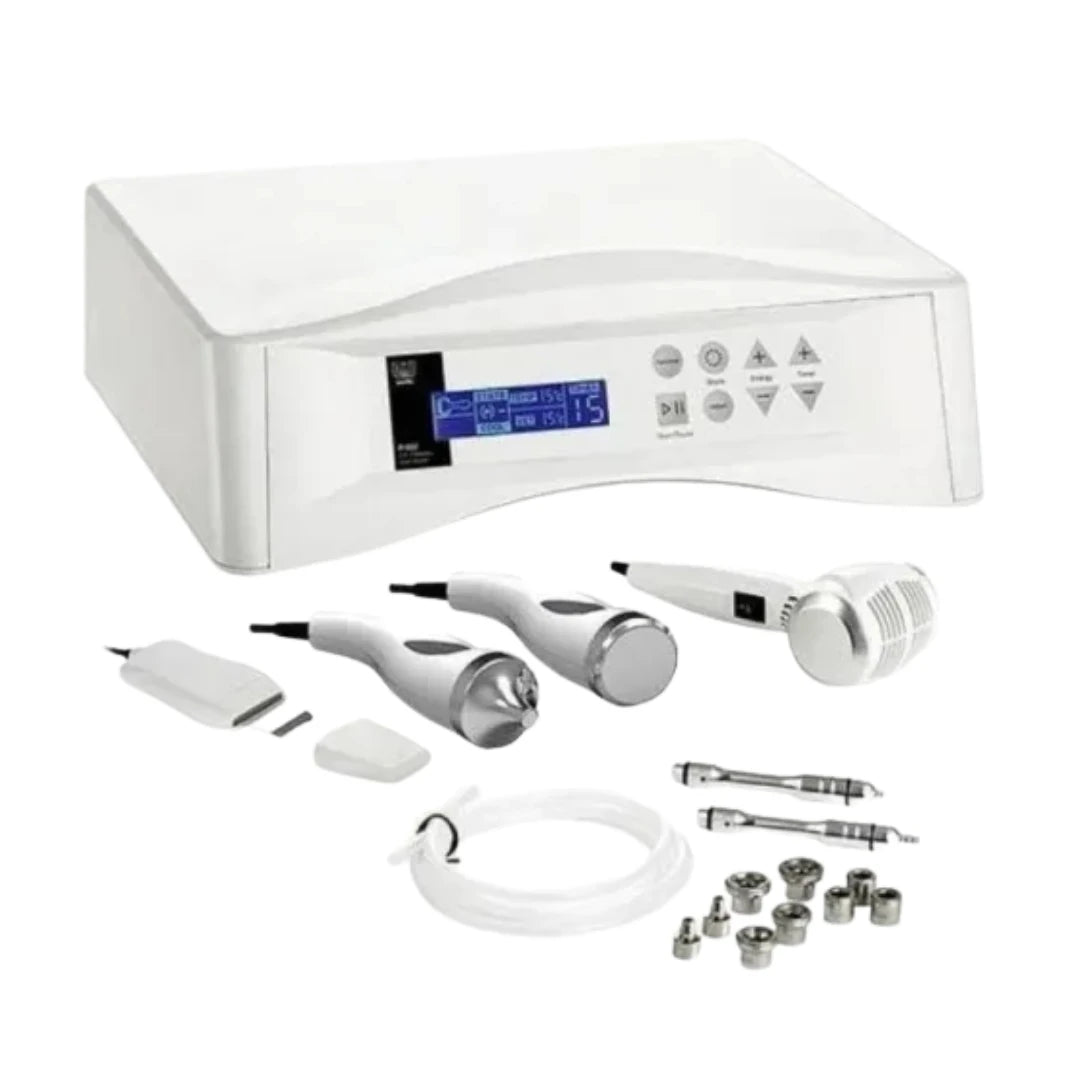 Multifunctional Microdermabrasion Ultrasound Hot and Cold Therapy Hammer and Skin Scrubber Device MULTIEQUIPMENT 332