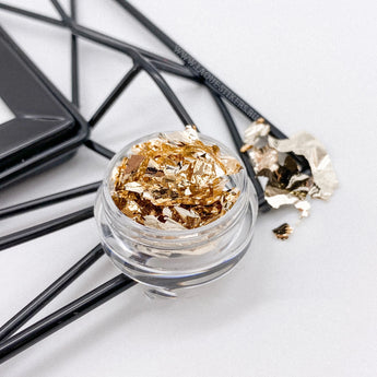 LAQUE Soft foil für Nageldesign, Light Gold