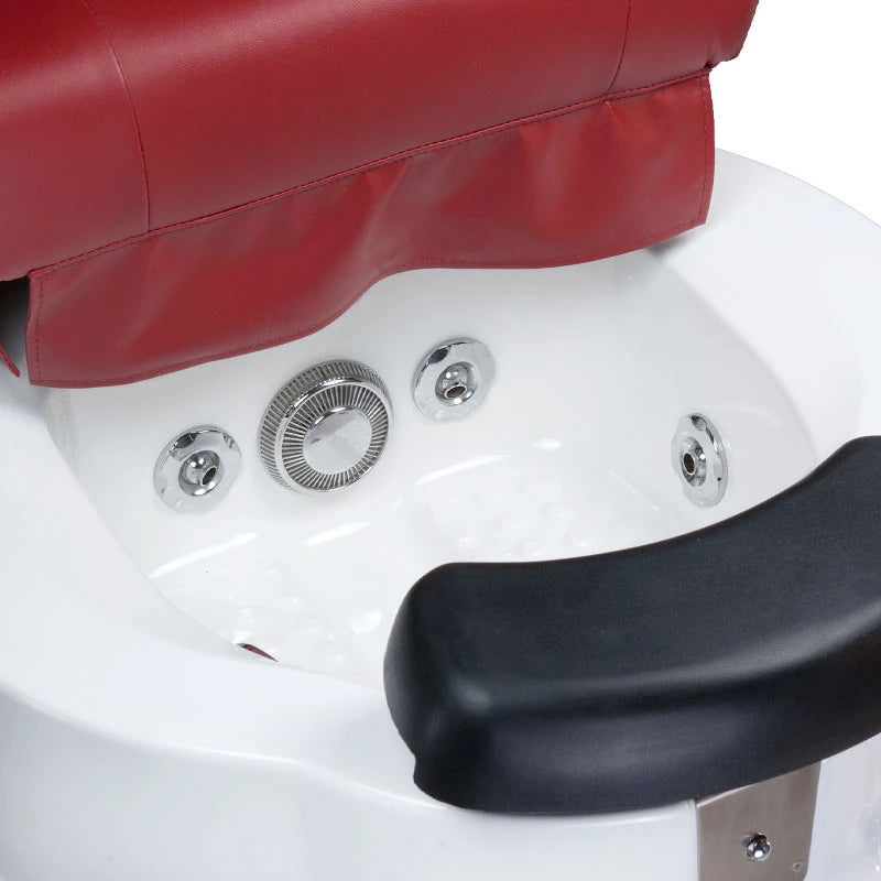 Pedikīra krēsls ar masāžu, BR-3820D, bordo