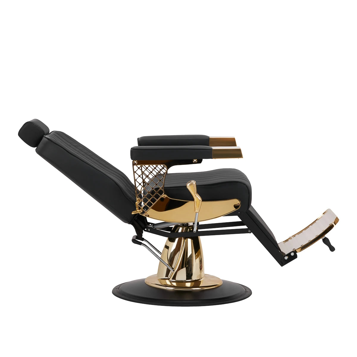 fauteuil de coiffure Gabbiano Marcus doré-noir