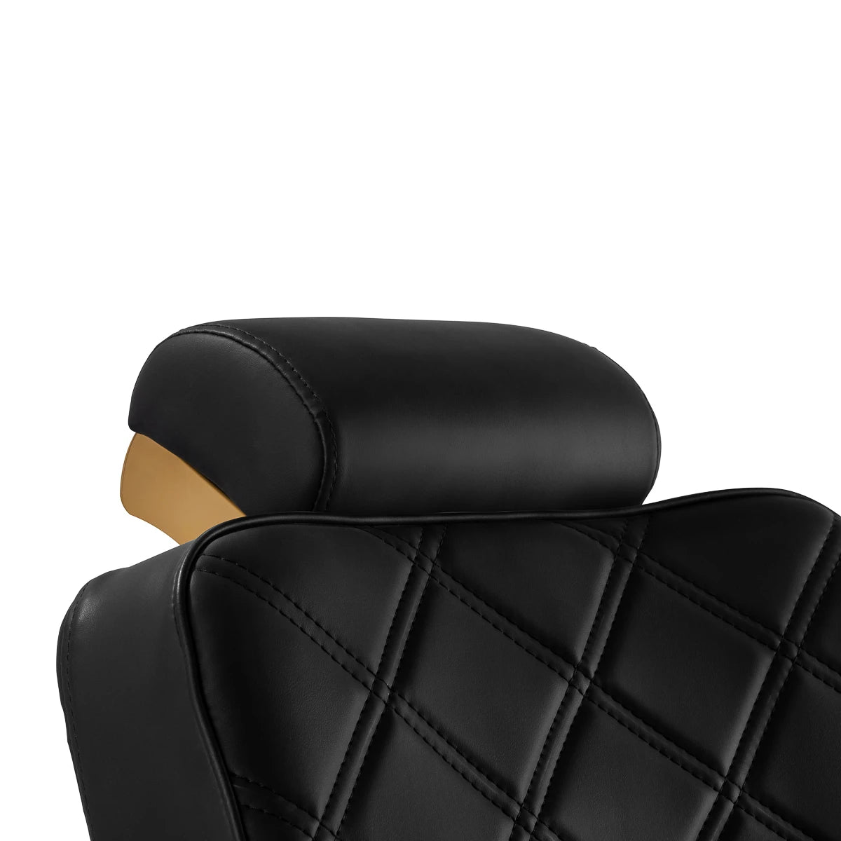 Barber Chair Gabbiano Leonardo Gold Black