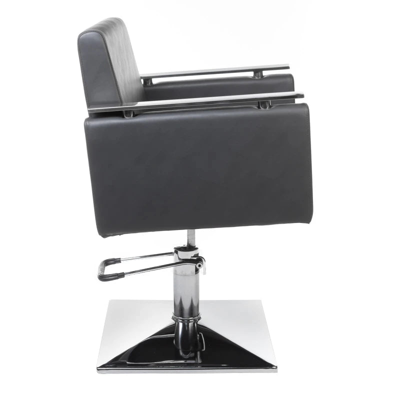 Fauteuil de coiffure MILO BH-6333, gris